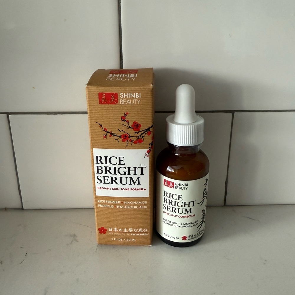 Shinbi Beauty Rice Bright‎ Serum 1oz NWB | Clean, Vegan, Brightening Skincare - Picture 12 of 13